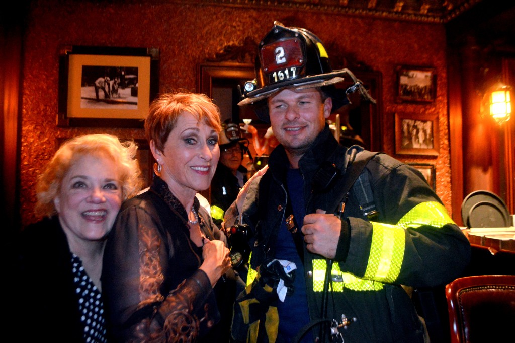 Amanda with a fireman