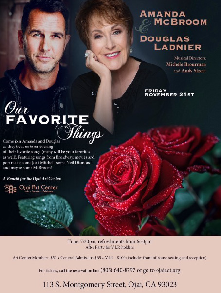 Amanda McBroom and Douglas Ladnier Concert poster