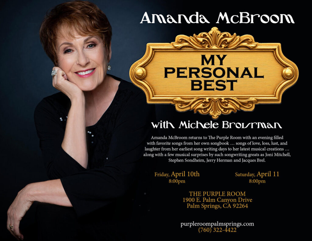 Amanda McBroom The Purple Room Palm Springs